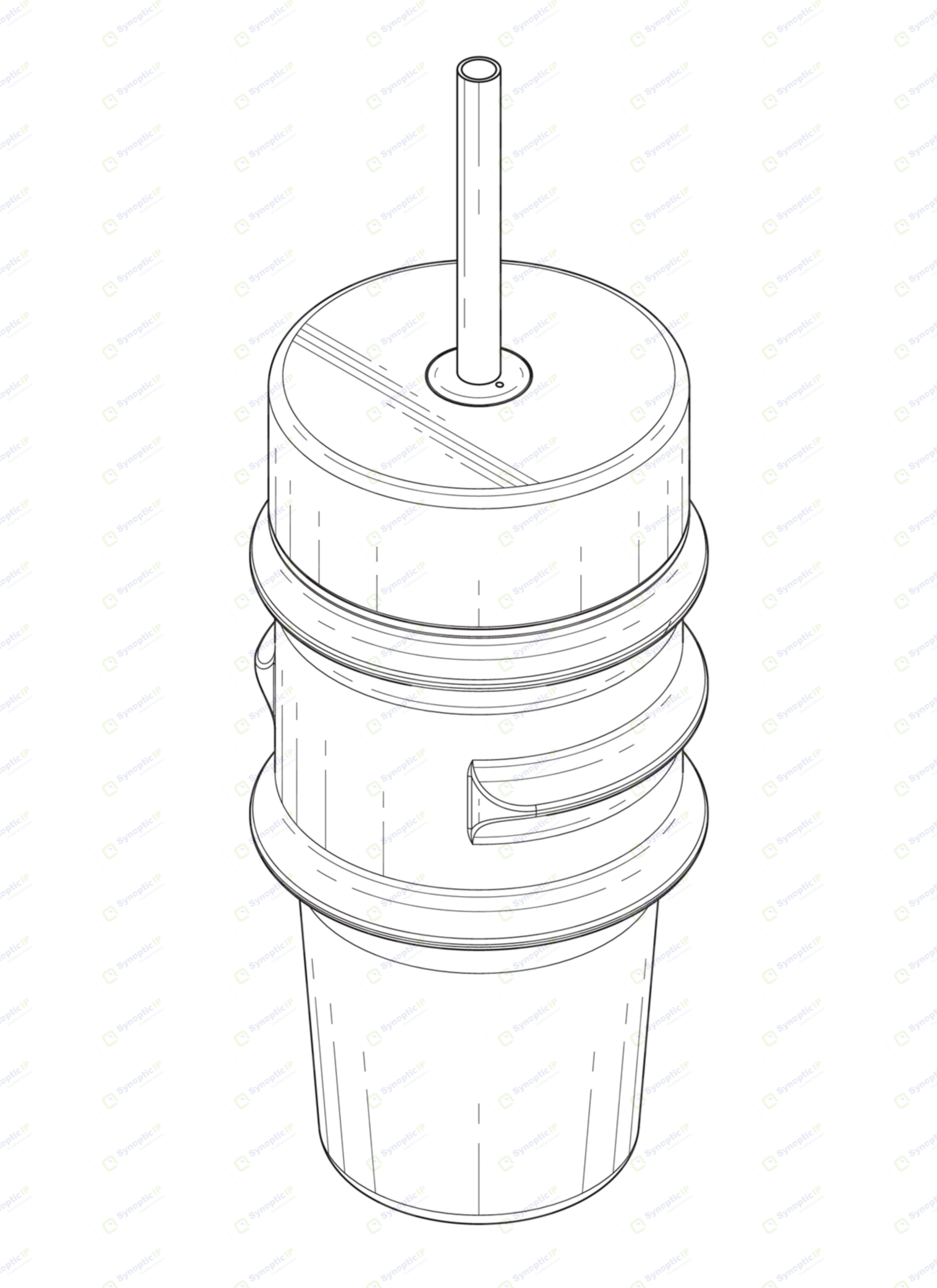 Tumbler design — front perspective view