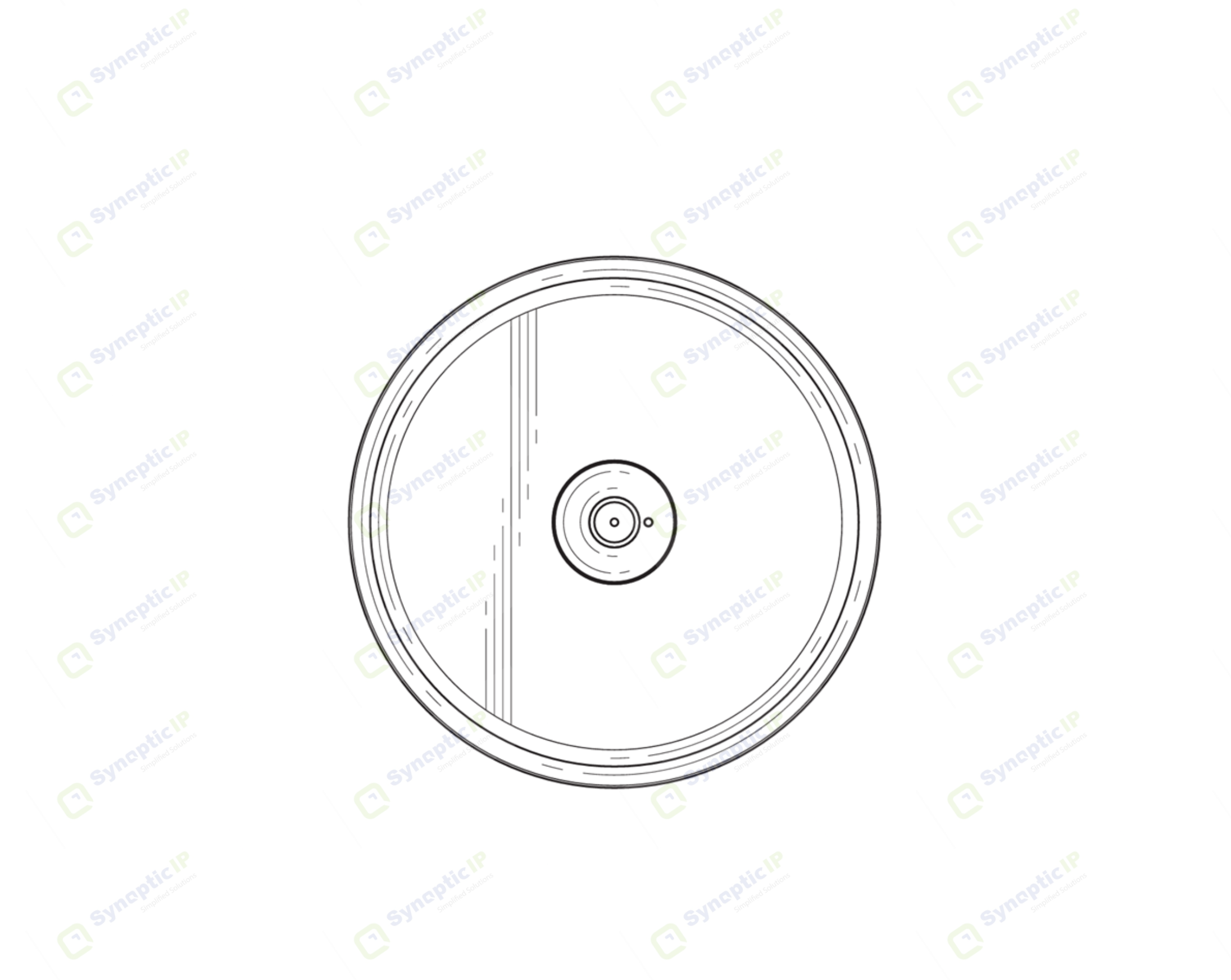 Tumbler design — top view